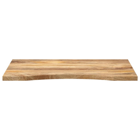 Vidaxl bureaublad met ronding 90x50x2,5 cm massief ruw mangohout