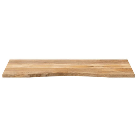 Vidaxl bureaublad met ronding 110x50x2,5 cm massief ruw mangohout