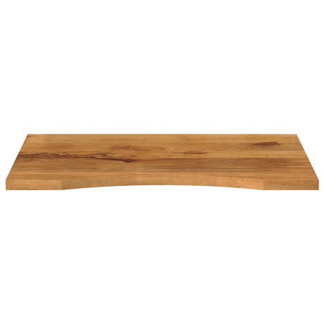 Vidaxl bureaublad met ronding 100x50x2,5 cm massief ruw mangohout