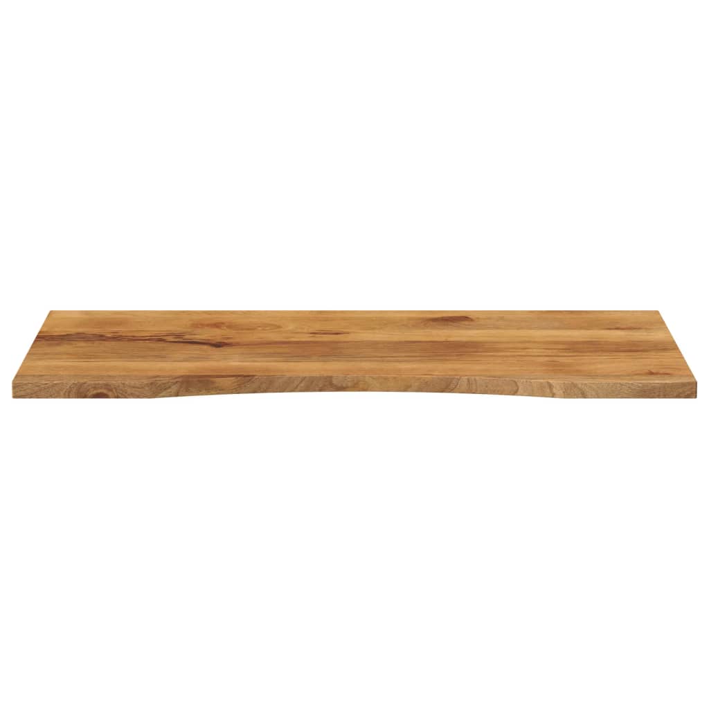 Vidaxl bureaublad met ronding 140x60x2,5 cm massief ruw mangohout