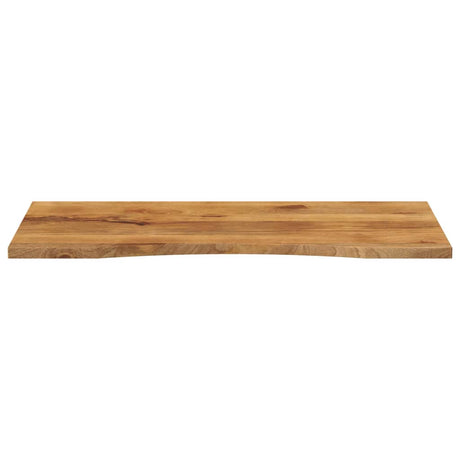 Vidaxl bureaublad met ronding 140x60x2,5 cm massief ruw mangohout