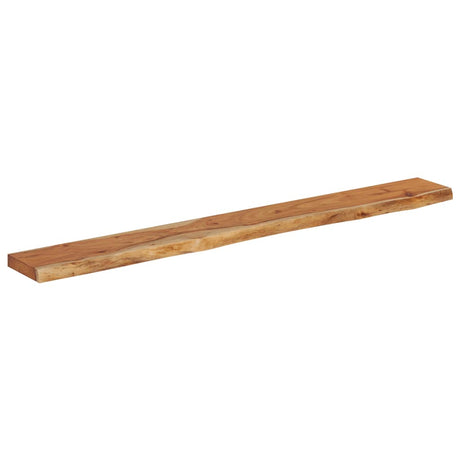 Vidaxl wandschap rechthoekig natuurlijke rand 160x20x2,5 cm acaciahout