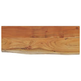 Vidaxl wandschap rechthoekig natuurlijke rand 70x30x2,5 cm acaciahout