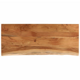 Vidaxl tafelblad rechthoekig natuurlijke rand 100x40x2,5 cm acaciahout