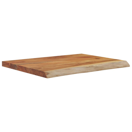 Vidaxl wandschap rechthoekig natuurlijke rand 40x30x3,8 cm acaciahout
