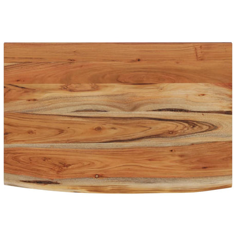 Vidaxl wandschap rechthoekig natuurlijke rand 50x30x3,8 cm acaciahout