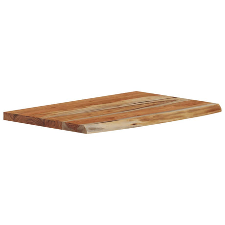 Vidaxl wandschap rechthoekig natuurlijke rand 50x30x3,8 cm acaciahout