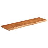 Vidaxl tafelblad rechthoekig natuurlijke rand 120x40x3,8 cm acaciahout