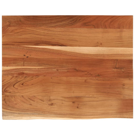 Vidaxl bureaublad rechthoek natuurlijke rand 110x80x3,8 cm acaciahout