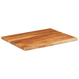 Vidaxl bureaublad rechthoek natuurlijke rand 110x80x3,8 cm acaciahout