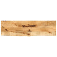 Vidaxl tafelblad met natuurlijke rand 120x30x2,5 cm massief mangohout