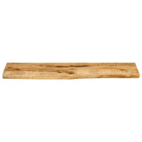 Vidaxl tafelblad met natuurlijke rand 120x30x2,5 cm massief mangohout