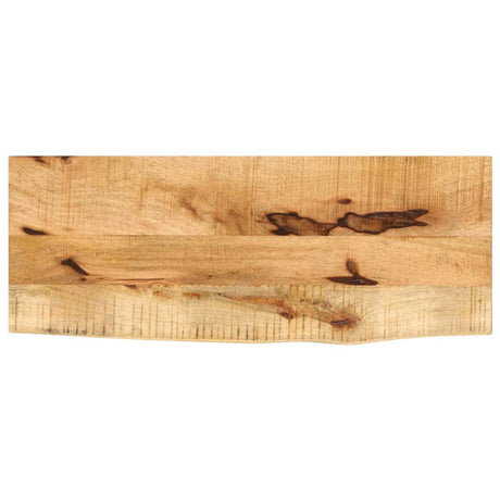 Vidaxl tafelblad met natuurlijke rand 80x40x2,5 cm massief mangohout