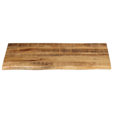 Vidaxl tafelblad met natuurlijke rand 90x60x2,5 cm massief mangohout