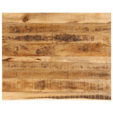 Vidaxl tafelblad met natuurlijke rand 100x80x2,5 cm massief mangohout