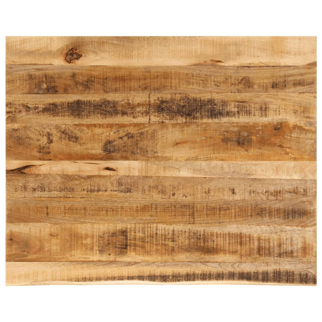 Vidaxl tafelblad met natuurlijke rand 100x80x2,5 cm massief mangohout