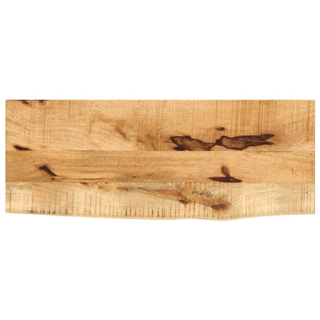 Vidaxl tafelblad met natuurlijke rand 90x20x3,8 cm massief mangohout