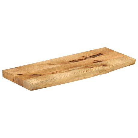 Vidaxl tafelblad met natuurlijke rand 90x20x3,8 cm massief mangohout
