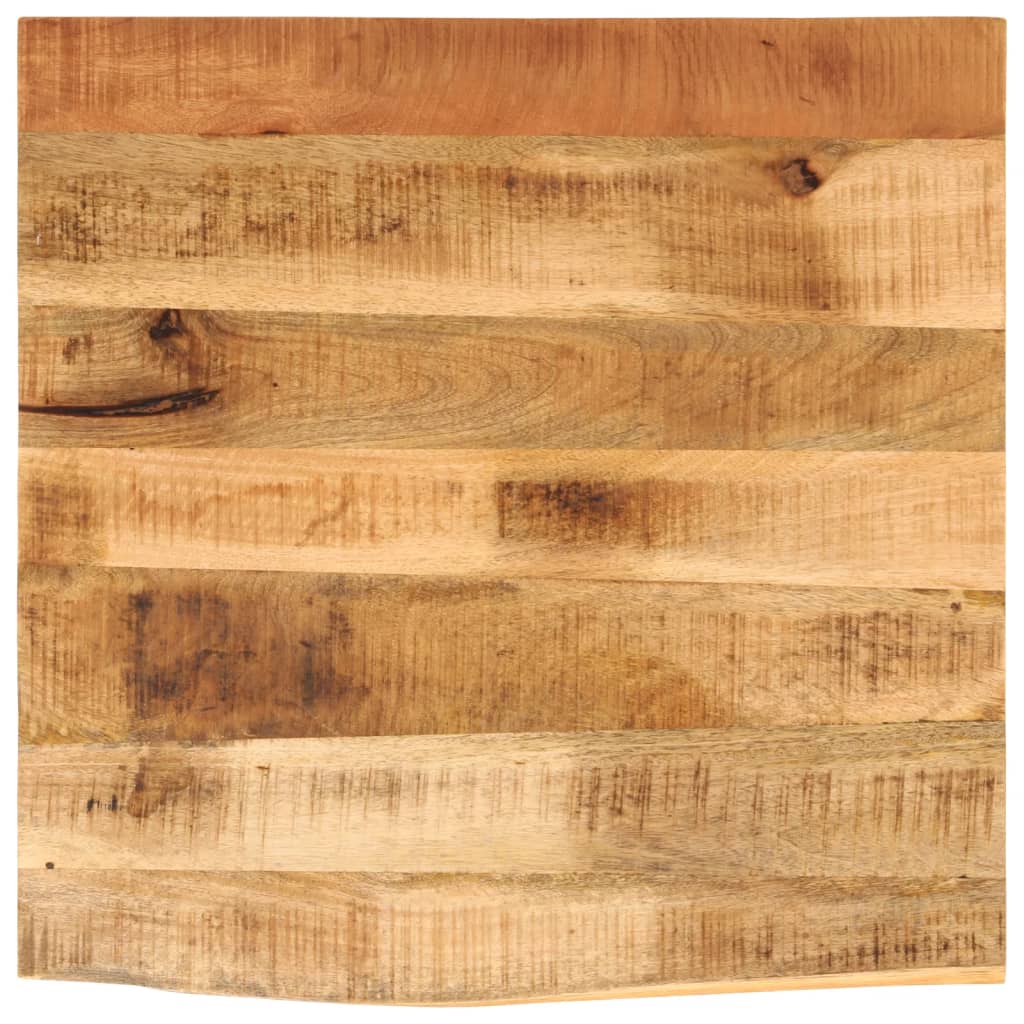 Vidaxl tafelblad met natuurlijke rand 40x40x3,8 cm massief mangohout