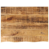 Vidaxl tafelblad met natuurlijke rand 80x60x3,8 cm massief mangohout