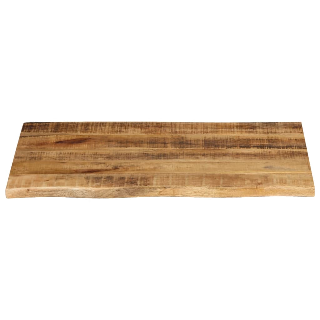 Vidaxl tafelblad met natuurlijke rand 80x60x3,8 cm massief mangohout