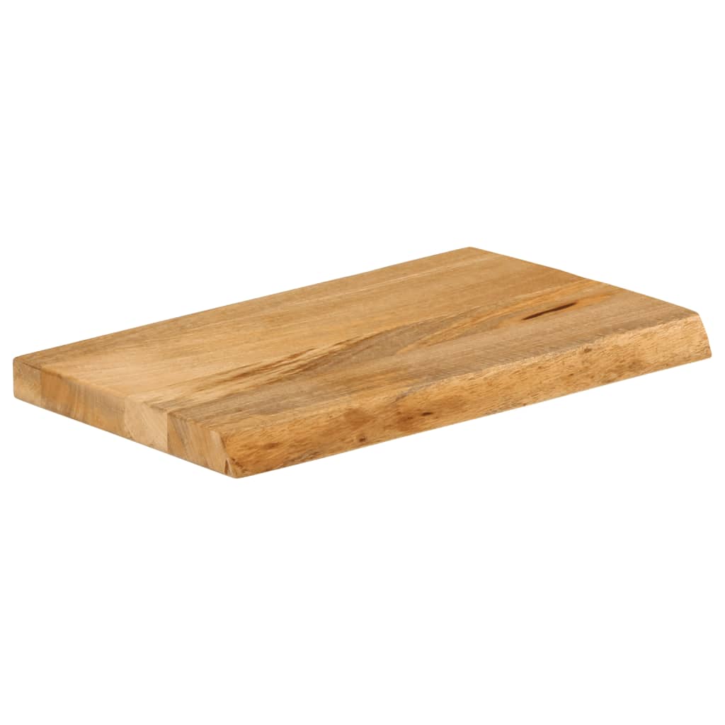 Vidaxl tafelblad met natuurlijke rand 40x20x2,5 cm massief mangohout