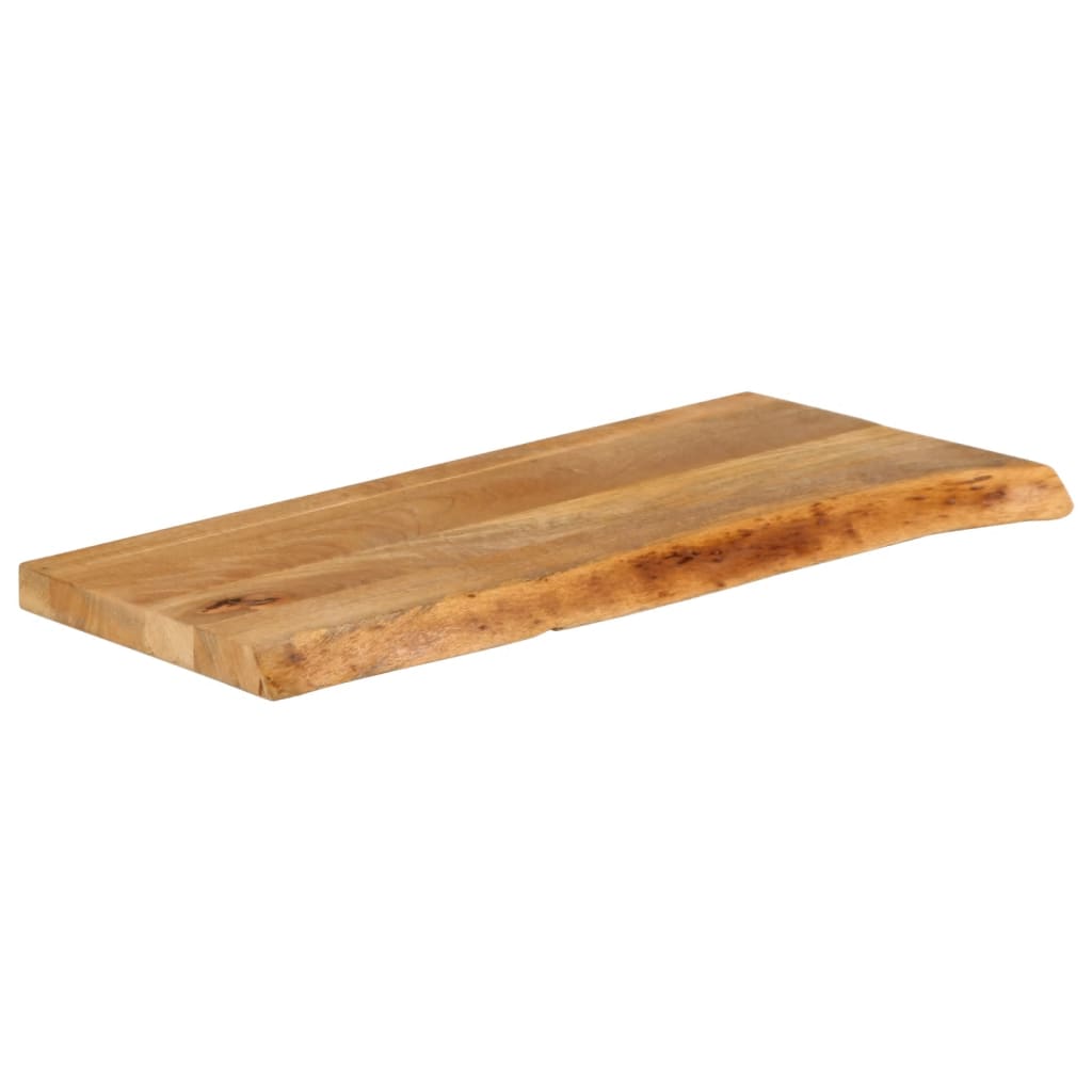 Vidaxl tafelblad met natuurlijke rand 80x30x2,5 cm massief mangohout