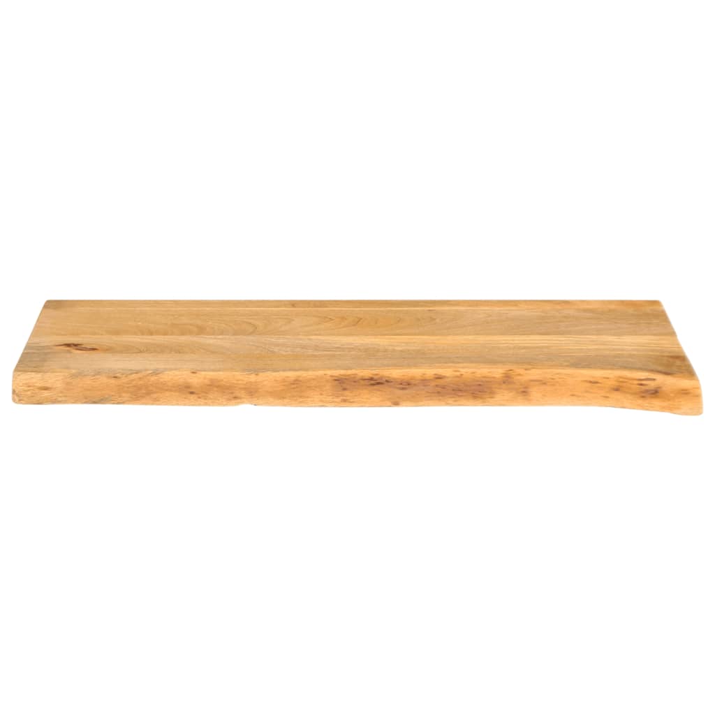 Vidaxl tafelblad met natuurlijke rand 80x30x2,5 cm massief mangohout