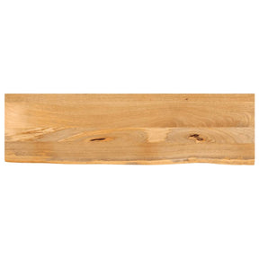 Vidaxl tafelblad met natuurlijke rand 120x30x2,5 cm massief mangohout