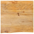Vidaxl tafelblad met natuurlijke rand 40x40x2,5 cm massief mangohout