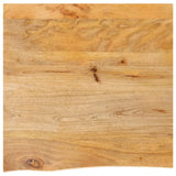 Vidaxl tafelblad met natuurlijke rand 40x40x2,5 cm massief mangohout