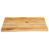 Vidaxl tafelblad met natuurlijke rand 40x40x2,5 cm massief mangohout