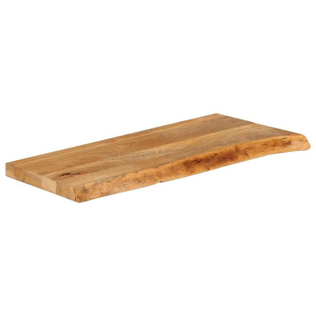 Vidaxl tafelblad met natuurlijke rand 90x40x2,5 cm massief mangohout