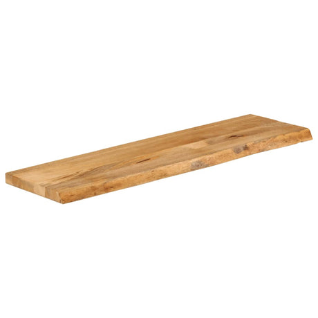Vidaxl tafelblad met natuurlijke rand 120x40x2,5 cm massief mangohout
