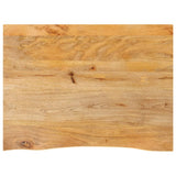 Vidaxl tafelblad met natuurlijke rand 70x60x2,5 cm massief mangohout