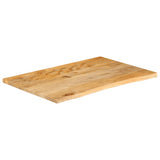 Vidaxl tafelblad met natuurlijke rand 70x60x2,5 cm massief mangohout