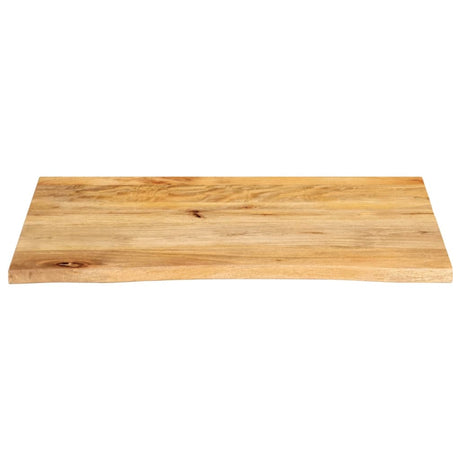 Vidaxl tafelblad met natuurlijke rand 80x60x2,5 cm massief mangohout