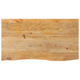 Vidaxl tafelblad met natuurlijke rand 110x60x2,5 cm massief mangohout