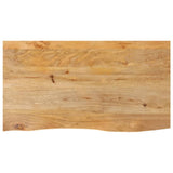 Vidaxl tafelblad met natuurlijke rand 110x60x2,5 cm massief mangohout