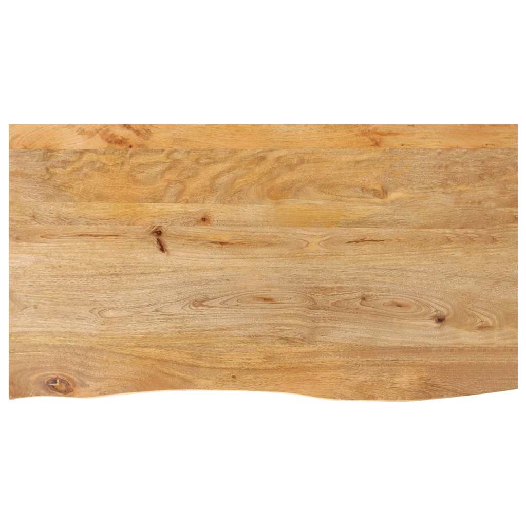 Vidaxl tafelblad met natuurlijke rand 120x60x2,5 cm massief mangohout