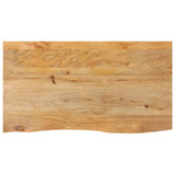 Vidaxl tafelblad met natuurlijke rand 120x60x2,5 cm massief mangohout