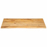 Vidaxl tafelblad met natuurlijke rand 120x60x2,5 cm massief mangohout