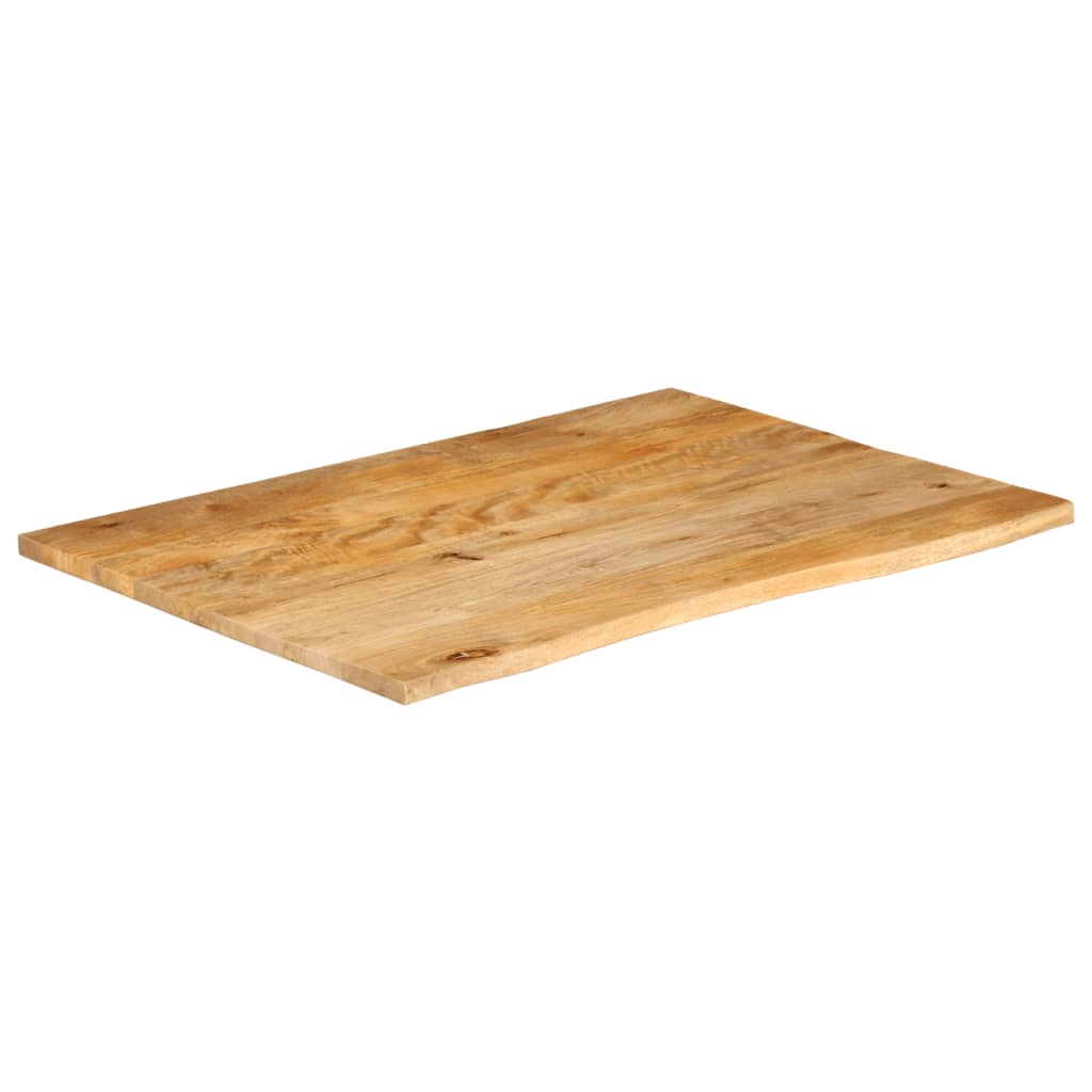 Vidaxl tafelblad met natuurlijke rand 100x80x2,5 cm massief mangohout