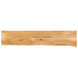 Vidaxl tafelblad met natuurlijke rand 140x30x3,8 cm massief mangohout