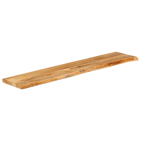Vidaxl tafelblad met natuurlijke rand 140x30x3,8 cm massief mangohout