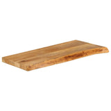Vidaxl tafelblad met natuurlijke rand 90x40x3,8 cm massief mangohout