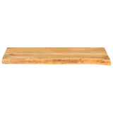 Vidaxl tafelblad met natuurlijke rand 90x40x3,8 cm massief mangohout