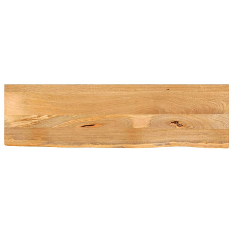 Vidaxl tafelblad met natuurlijke rand 110x40x3,8 cm massief mangohout