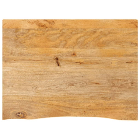 Vidaxl tafelblad met natuurlijke rand 90x60x3,8 cm massief mangohout