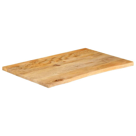 Vidaxl tafelblad met natuurlijke rand 90x60x3,8 cm massief mangohout